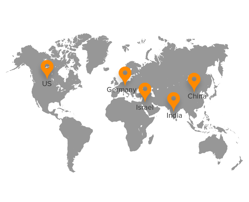 KMS Pharma global presence map